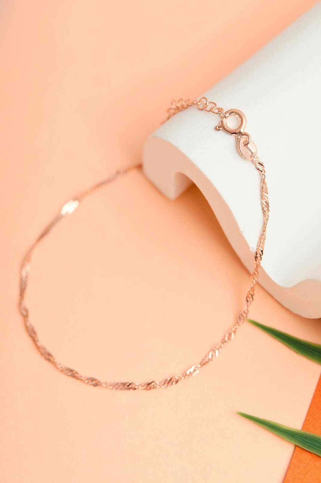 Byzylyk argjendi Elika Silver, ngjyrë rozë, ELKSLVR7774R