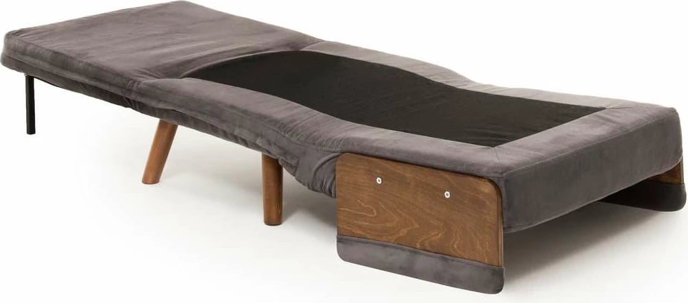 Krevat-karrige një vendës, Atelier del Sofa, Cosmo Single, ngjyrë gri
