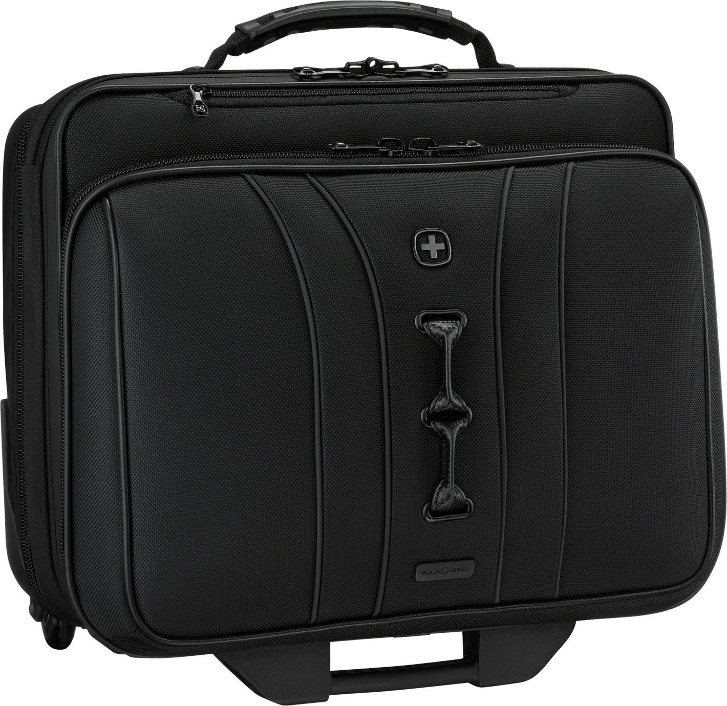 Çantë laptopi Wenger Legacy Black Series 15.6 inç me rrota, e zezë