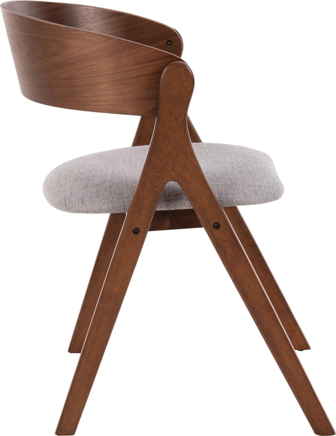 Karrige ngrënieje NEKKER FH9739.01 dru gome, ngjyrë arre, set prej 2 copë