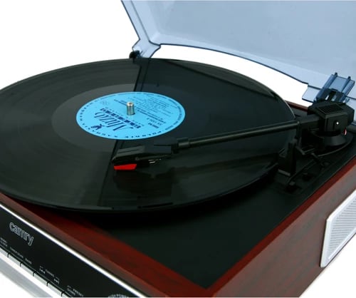 Gramafon, Camry CR 1113, 33/45/78 RPM, radio FM/AM, altoparlantë të integruara, LCD, AUX/RCA