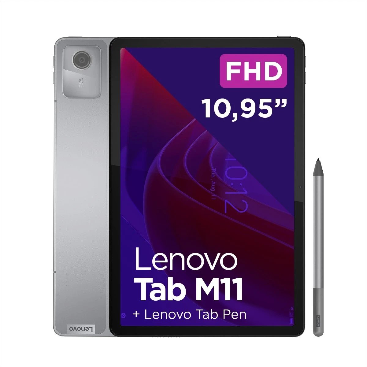 Tablet Lenovo TAB M11, 4/128GB, gri me stilolaps