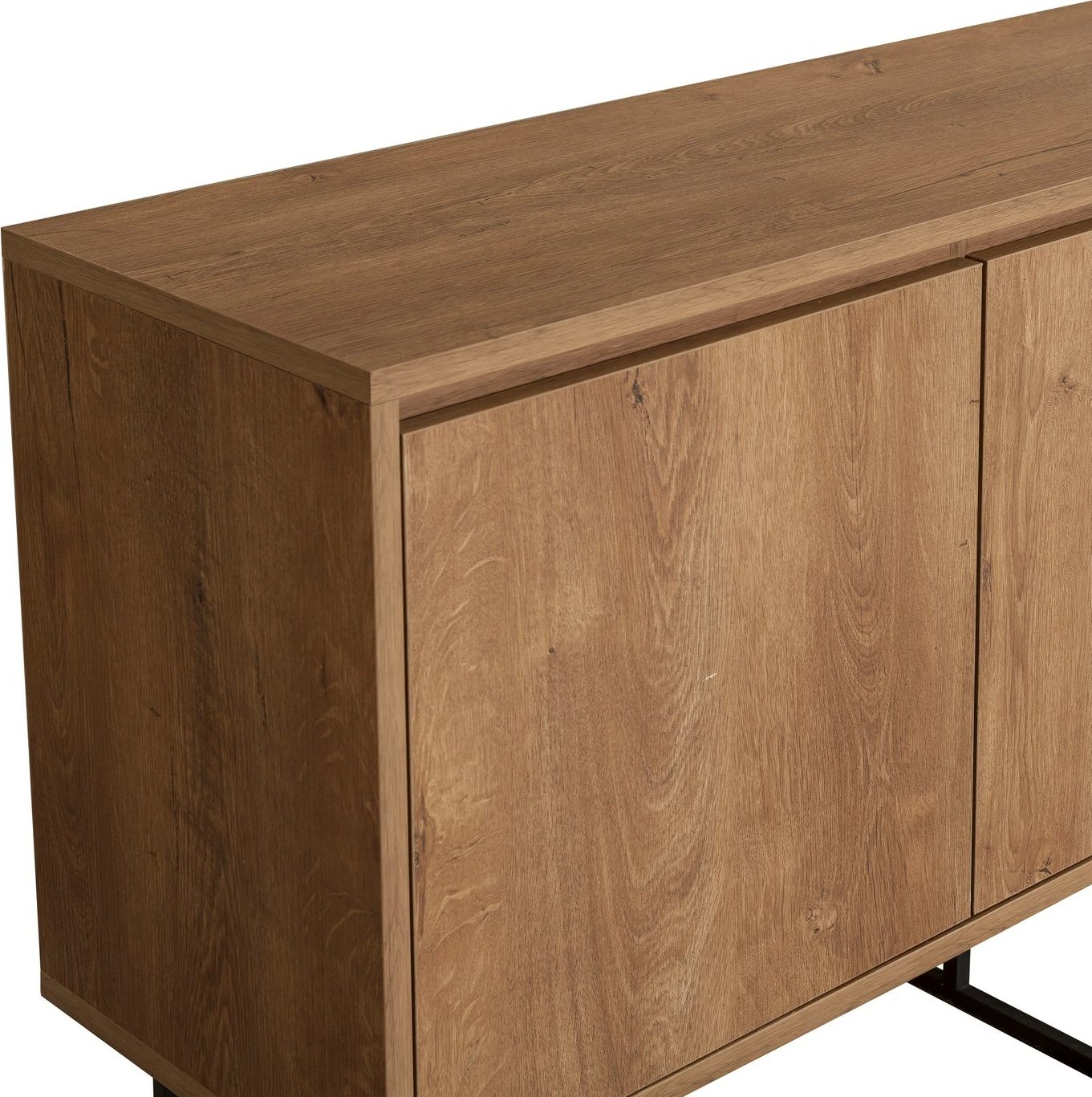 Set mobiljesh për dhomë dite Skye Decor, Laxus Takım 7, ngjyrë arrë dhe e zezë