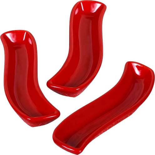 Set pjatash (3 copë), Hermia Concept, e kuqe, ST612003F506A0000000AF1100