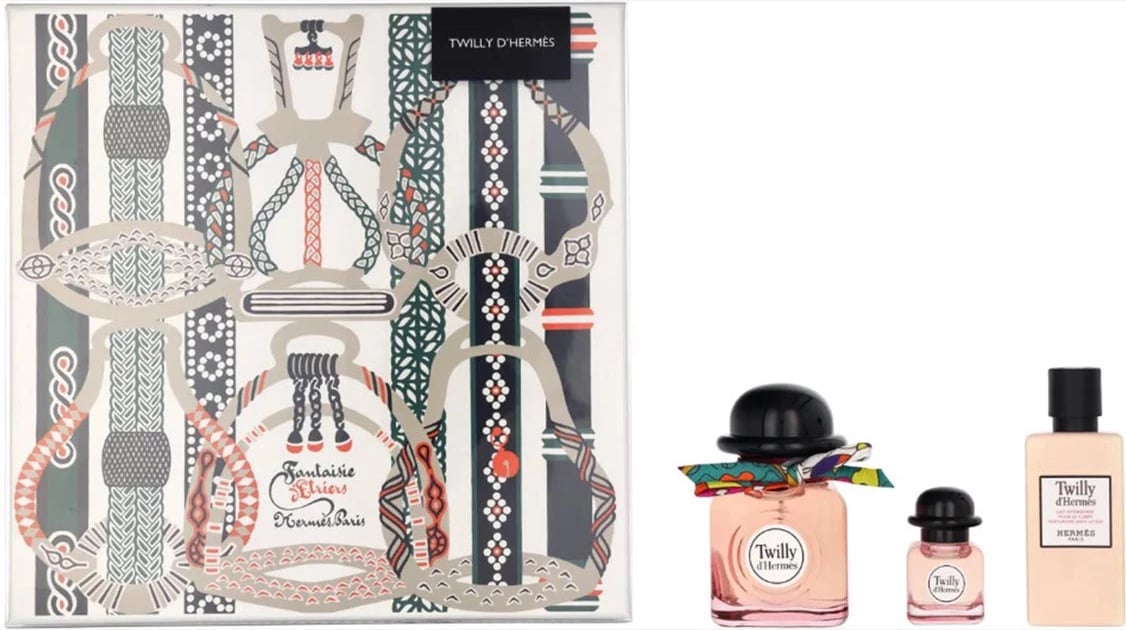 Eau de Parfum unisex Hermès Twilly D'hermes 50ml + mini 7.5ml + krem trupi 40ml