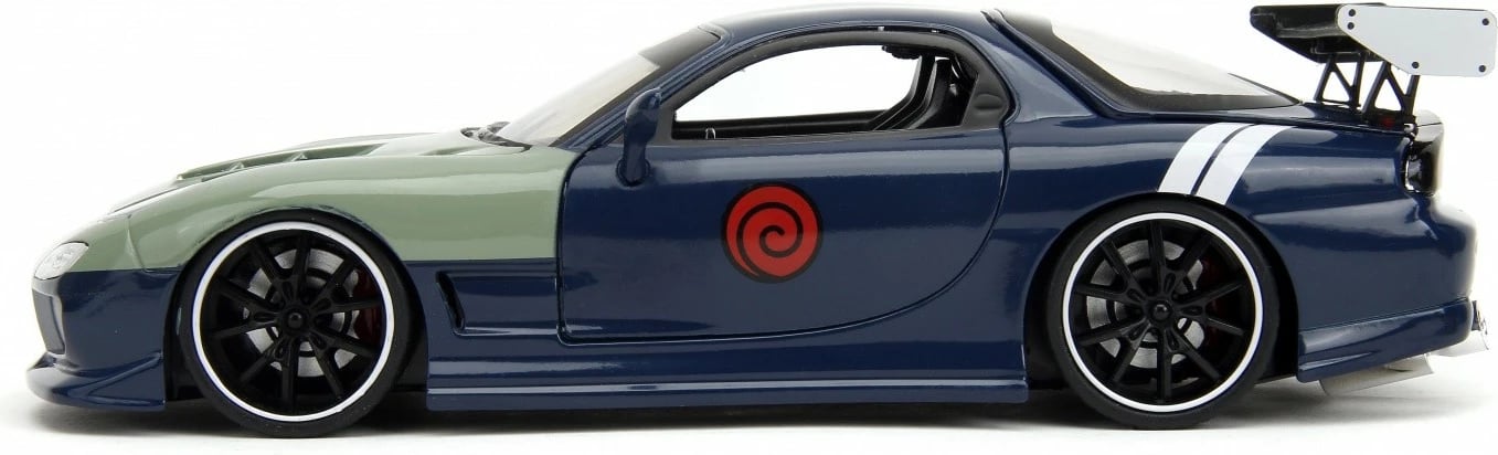Makine model Jada Toys Mazda RX-7 1:24 me figurë Kakashi Hatake, Naruto Shippuden, Jeshile/Kaltër Makine model Jada Toys Mazda RX-7 1:24 me figurë Kakashi Hatake, Naruto Shippuden, Jeshile/Kaltër