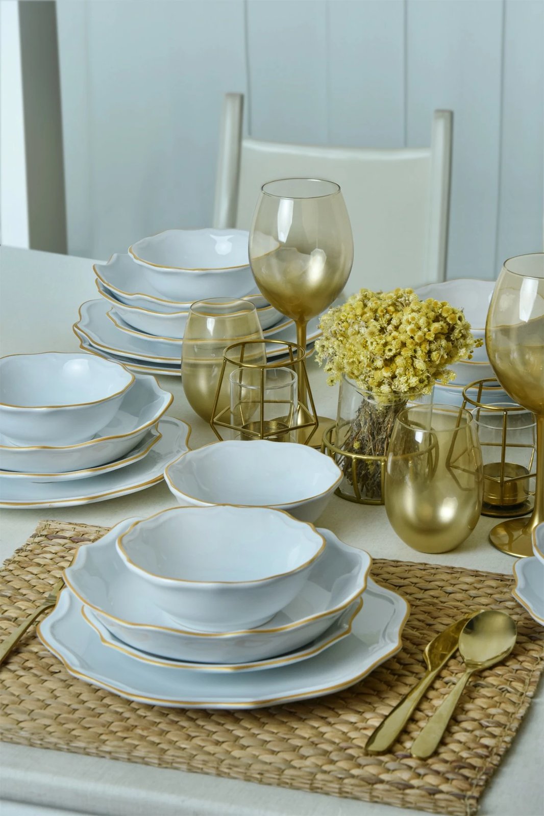 Set enësh darke prej qeramike, 24 copë, Hermia Concept, X0001517300000000000000000