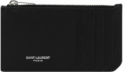 Mbajtës kartash Saint Laurent, i zi