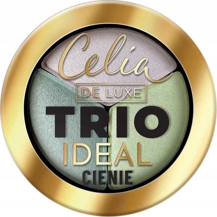Paletë për sy Celia De Luxe Trio Ideal Pressed Eyeshadows 302 për femra, 4g