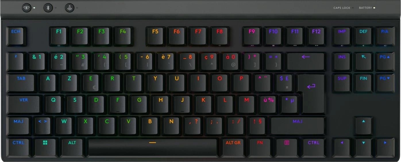 Tastierë Logitech G515 LIGHTSPEED TKL, pa numpad, e zezë