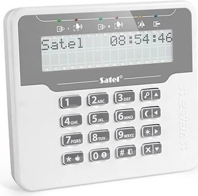 Manipulator SATEL VERSA-LCDM-WH, me ekran LCD, i bardhë