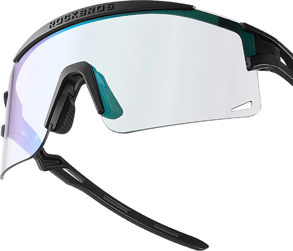 Syze sportive Rockbros 14110023002 me lente fotokromike, insert optik, të bardha