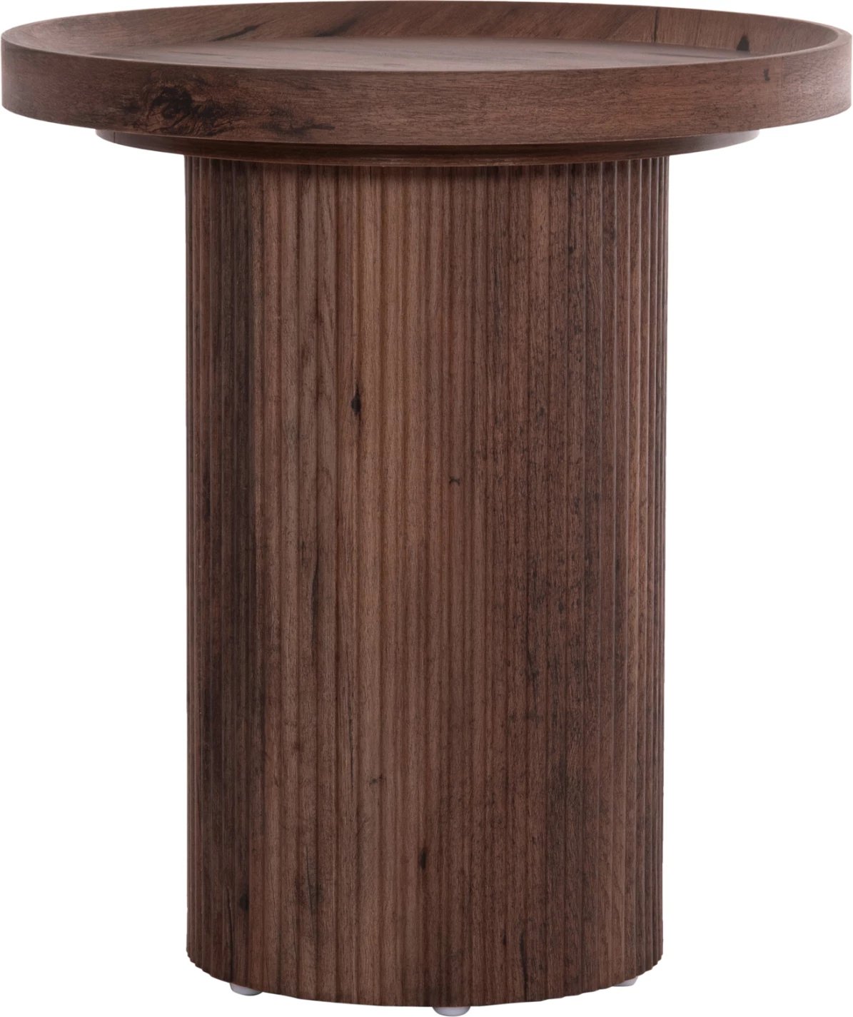 Tavolinë anësore MARGON, ngjyrë druri e errët, FH18027, Φ45x50.5 cm