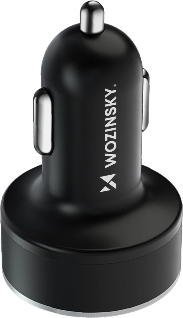Karikues veture Wozinsky WDCCB, 50W, 2xUSB-C / 2xUSB-A, me ekran, i zi