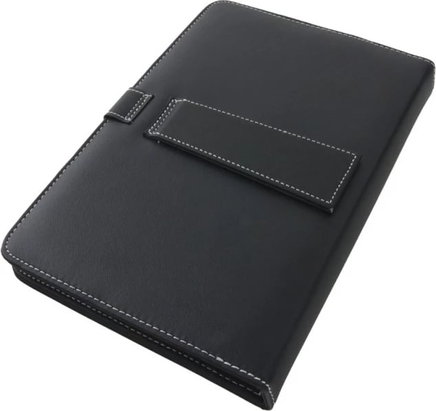 Mbështjellës me tastierë për tablet universal Esperanza MADERA EK125 10.1", USB-C i zi