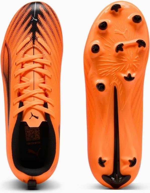 Atlete futbolli për fëmijë Puma, portokalli