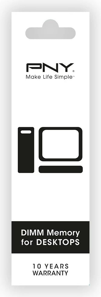 RAM Memorje PNY MD8GSD43200-SB, DDR4, 8GB, 3200MHz, DIMM, CL22, e zezë