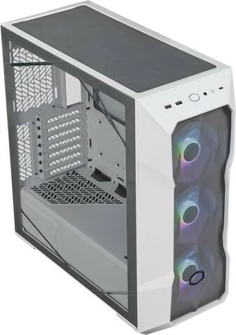 Kasë Cooler Master MasterBox TD500 V2 Mesh, Midi Tower, ARGB, xham i temperuar, USB-C, e bardhë