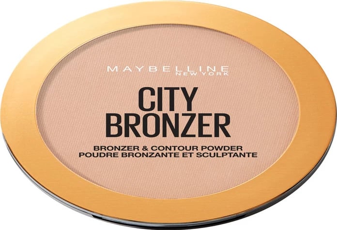 Pudër bronzuese & konturimi Maybelline City Bronzer & Contour Powder 250 Warm Medium 8g