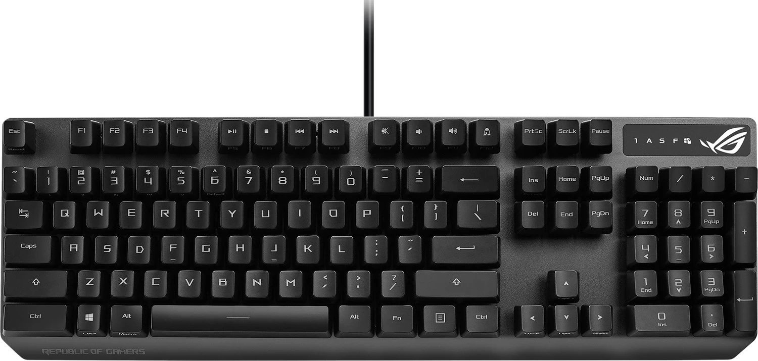 Tastierë Asus ROG Strix Scope RX, RGB, optiko-mekanike, e zezë