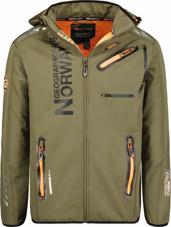 Jakne softshell për meshkuj Geographical Norway, kaki