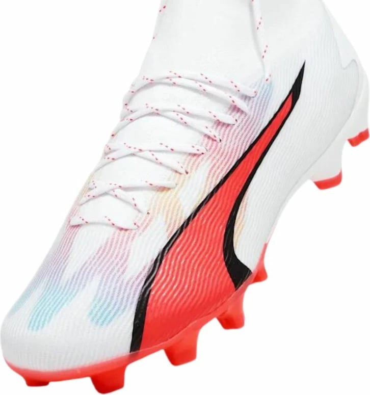 Atlete futbolli për meshkuj Puma Ultra Pro FG/AG, të bardha