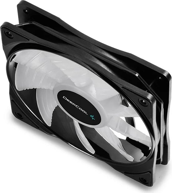 Ventilator kase DeepCool RF120-3in1, 12 cm, 3 copë, i zi, me ndriçim multi