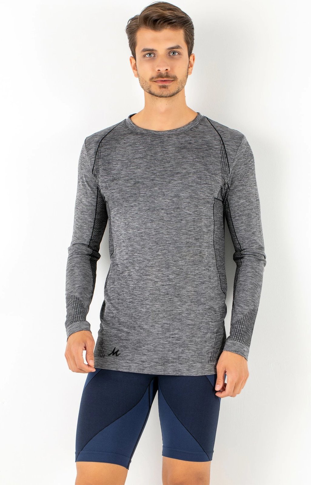 Bluzë sportive për meshkuj, ngjyrë gri, Jumeon, 237-007400002