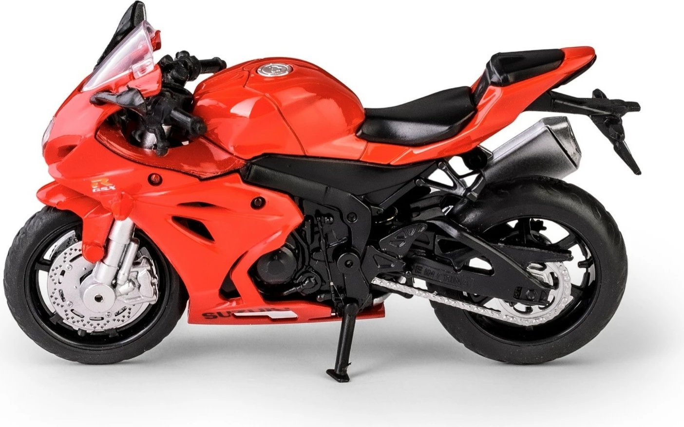 Model moto Suzuki GSX-R1000 Daffi 1:18, e kuqe