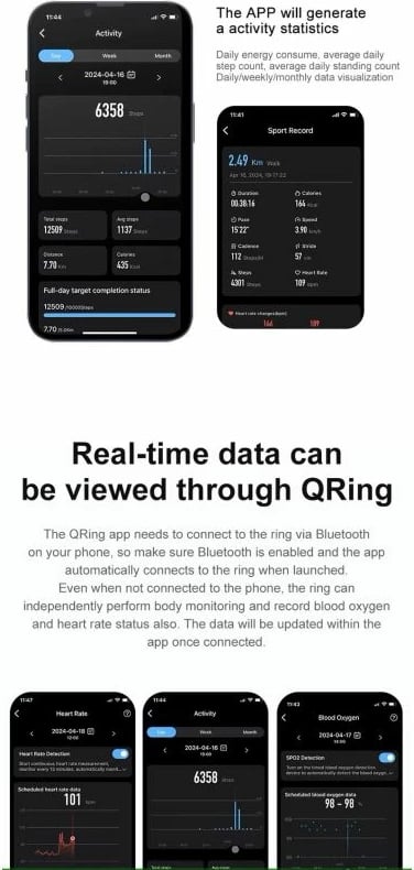 Unazë smart RUBICON për meshkuj, argjend/ari