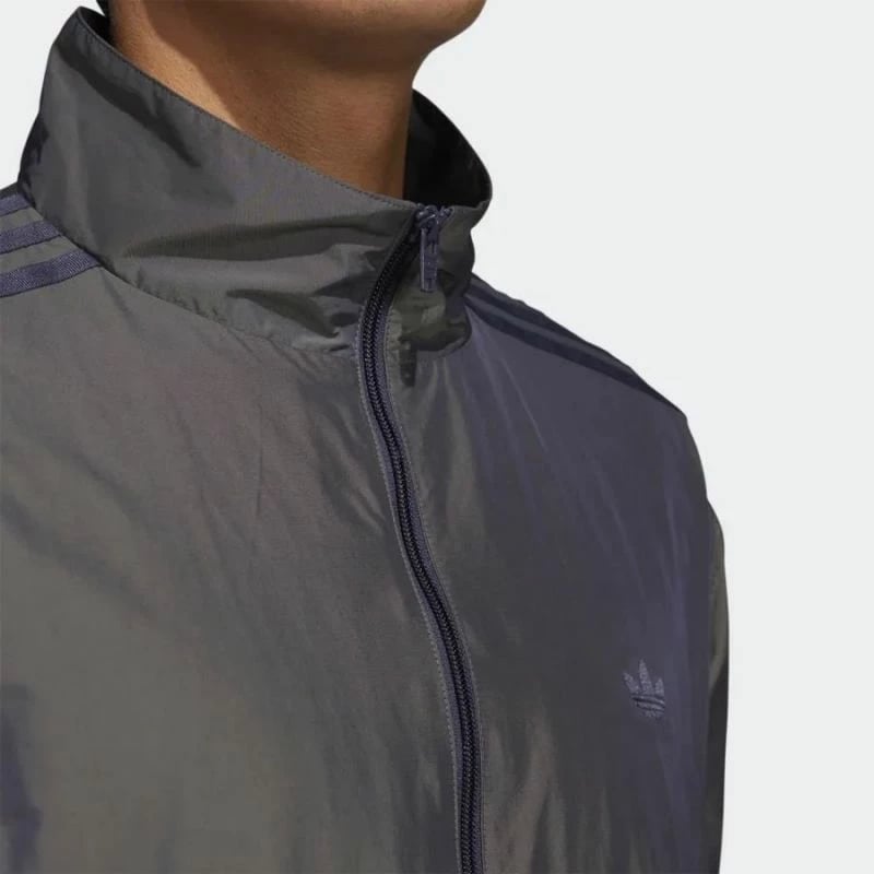 Xhaketë për meshkuj adidas Originals Superfire TK JK M HC2189, ngjyrë gri