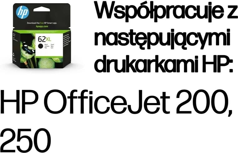Toner HP 62XL, i zi, origjinal Toner HP 62XL, i zi, origjinal