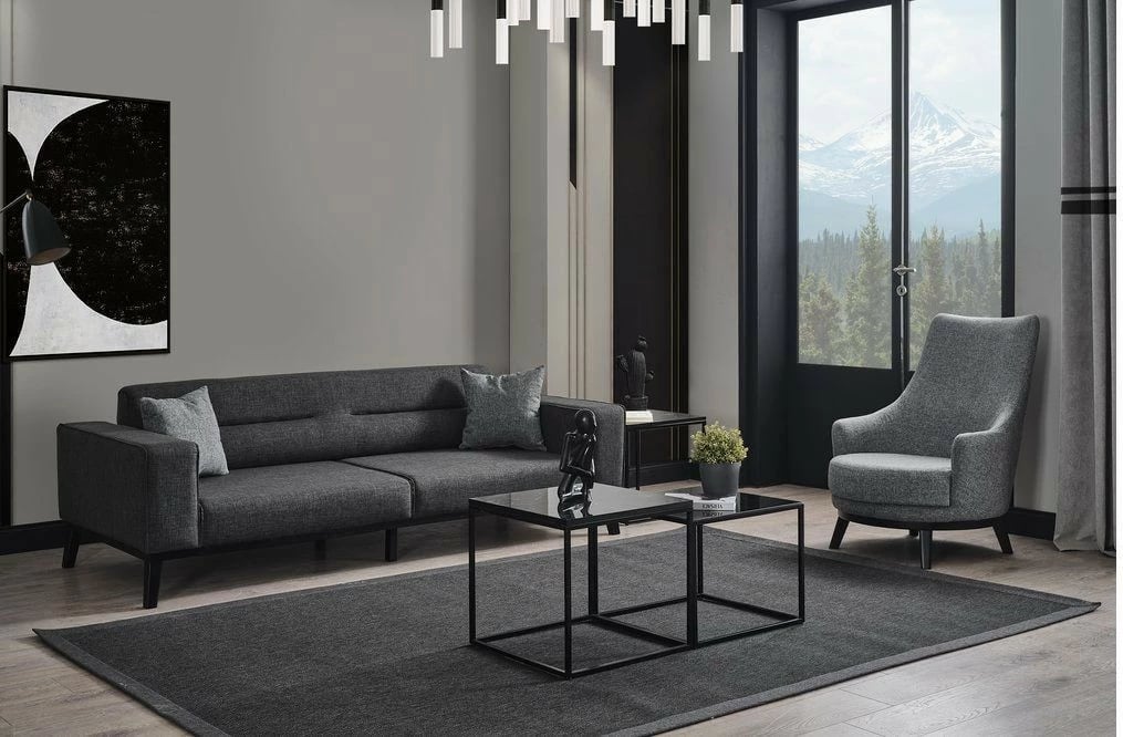 Karrige wing Atelier del Sofa, Bali, ngjyrë gri e çelët Karrige wing Atelier del Sofa, Bali, ngjyrë gri e çelët