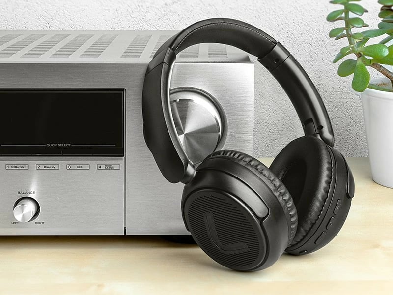 Kufje pa tela, Tracer Mobile Super BT (TRASLU47379), Bluetooth 5.1 40 mm, mikrofon, 200 mAh, USB-C, të zeza