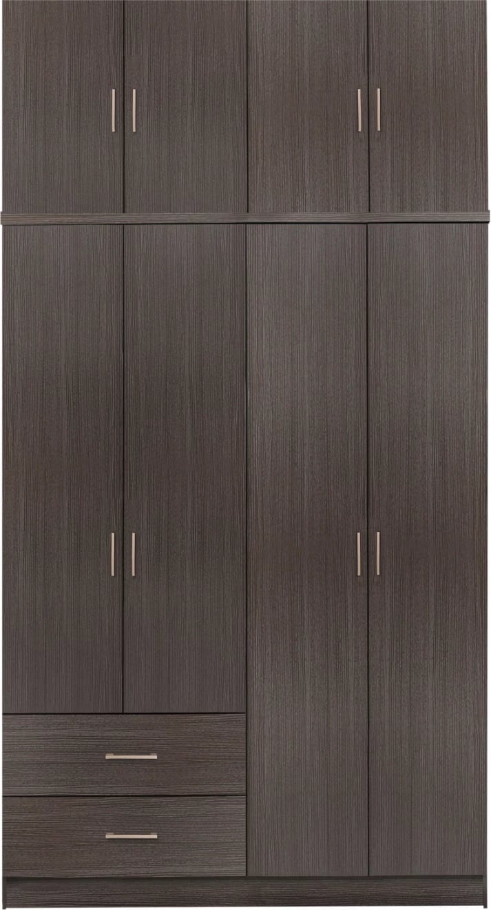 Dollap 4 dyer me loft dhe 2 sirtarë zebrano 120x42x241