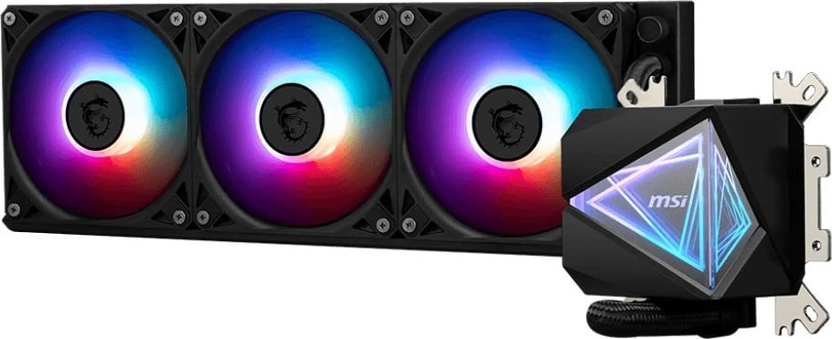Ftohës uji all-in-one MSI MAG Coreliquid I360, 3 ventilatorë 12cm, RGB, zi