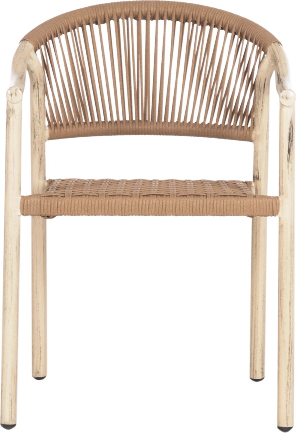 Karrige ngrënieje për jashtë KERLY, alumin ngjyrë lisi, ratan sintetik ngjyrë bronzi, FH6050.01, 54x58.5x76cm