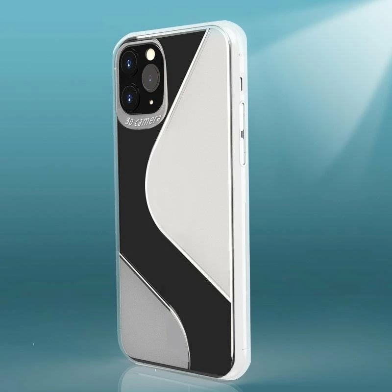 Mbështjellës Hurtel S-Case fleksibël për Huawei P40 Lite E, Transparent