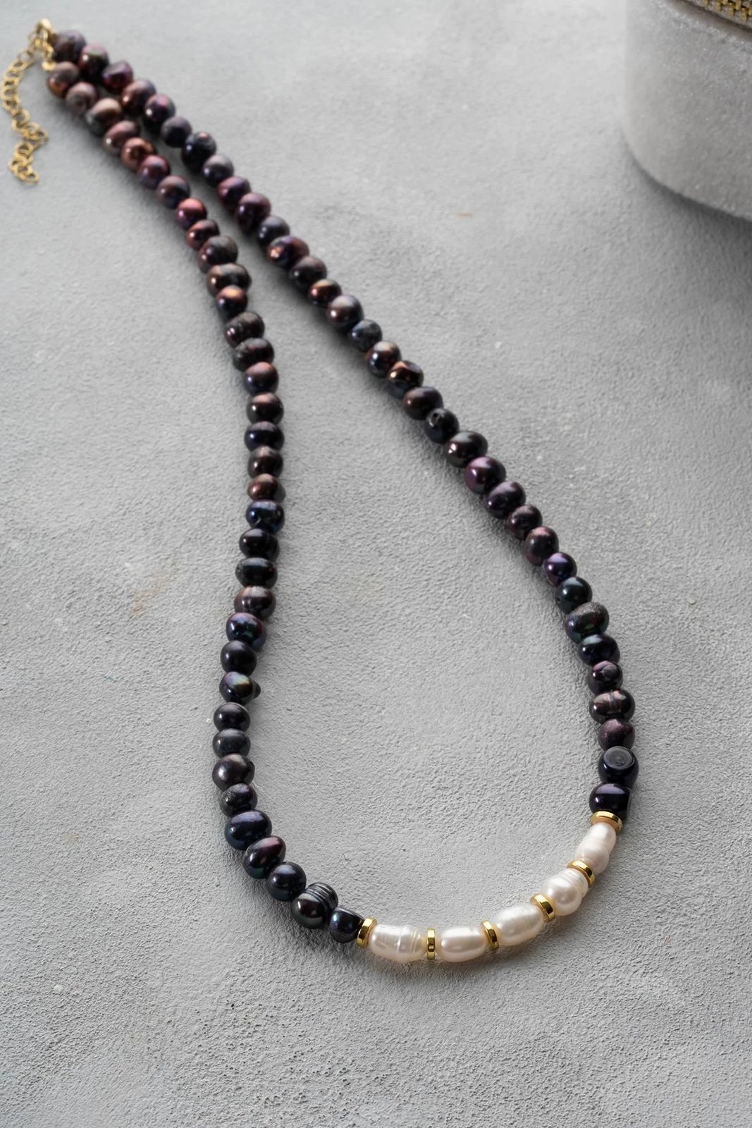 Varëse argjendi ngjyrë ari me hematit dhe perlë, Jumeon, NRZ1000408