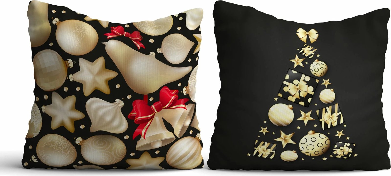 Set mbulesash jastëku për Krishtlindje, 2 copë, shumëngjyrëshe, Evila Originals, PLW-NWYR26 - 6