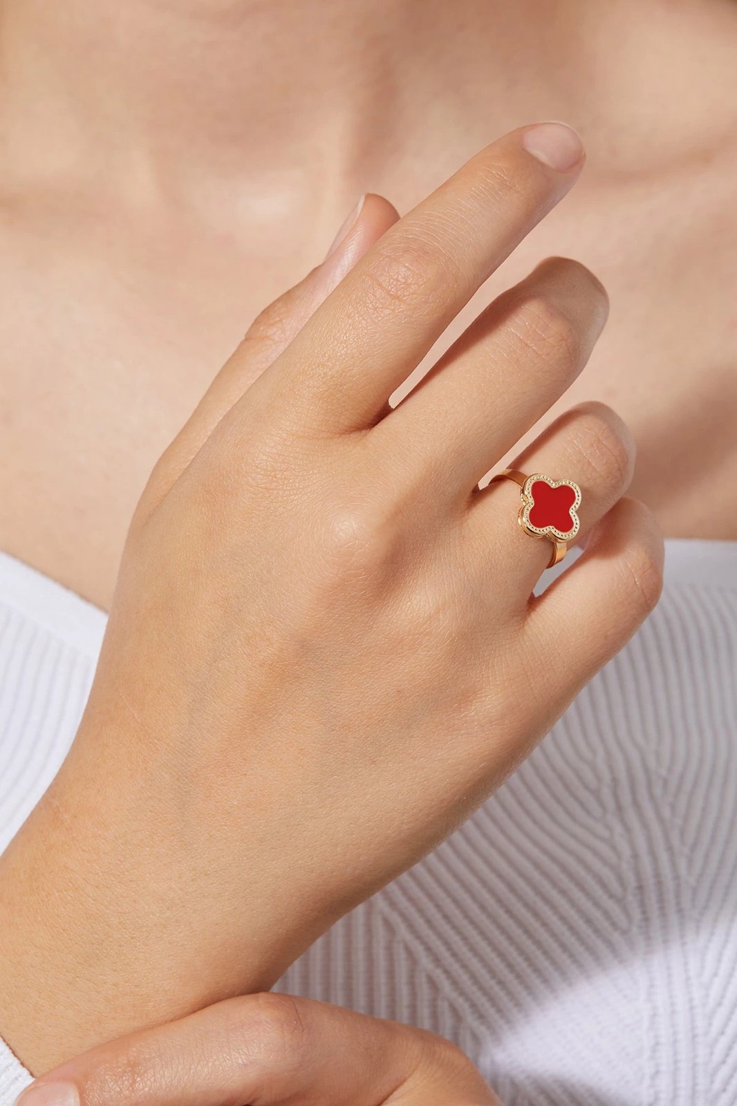 Unazë metalike, ngjyrë ari, Elika, CY9847