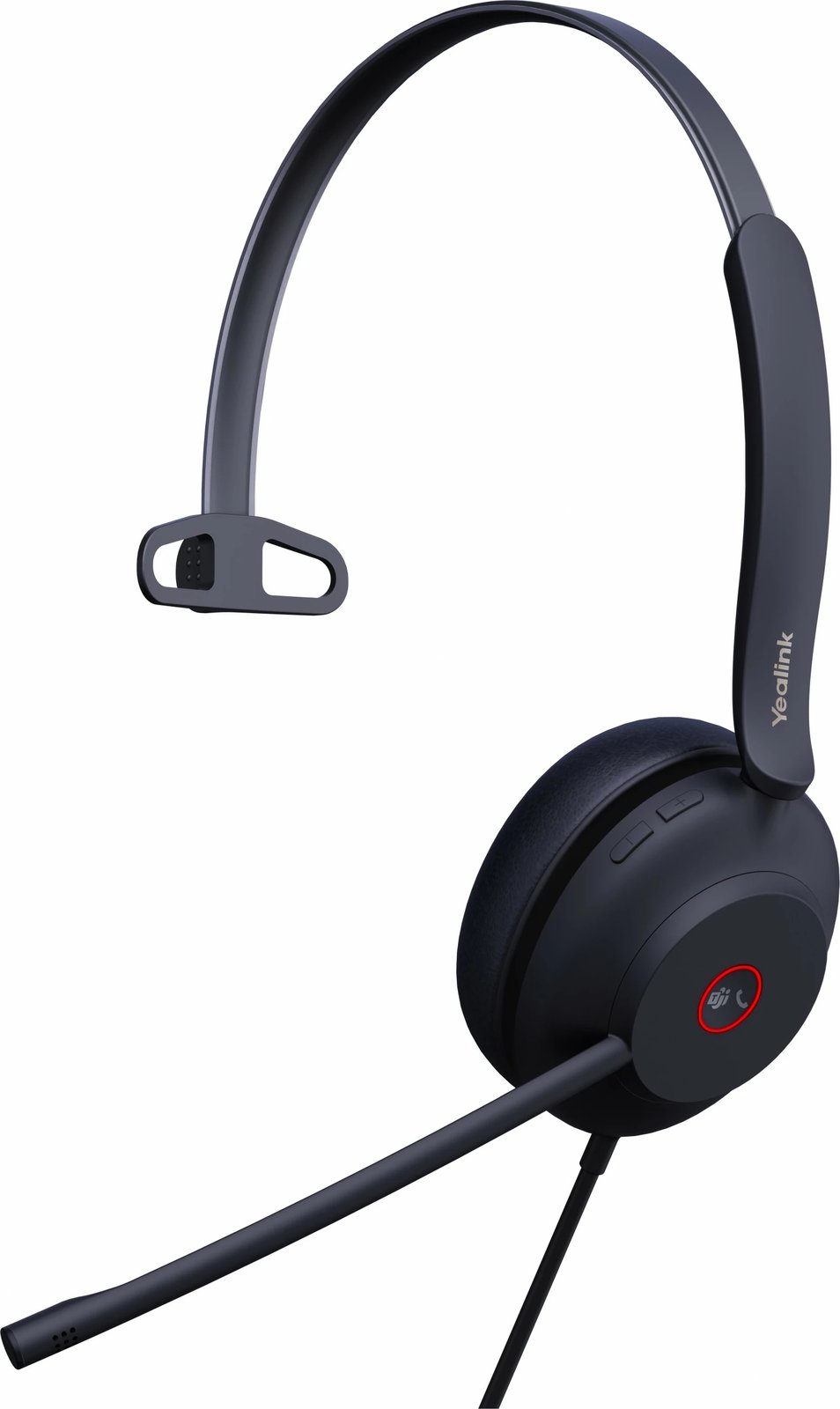 Kufje Yealink UH37 Mono Teams USB-C/A, me kabllo, e zezë