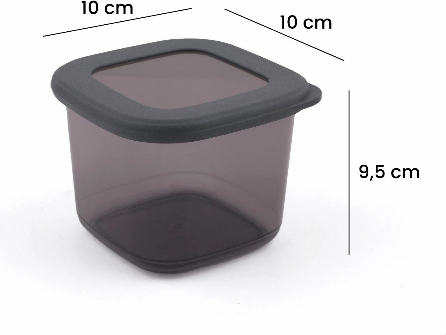 Set kuti për organizim (12 copë), ngjyrë antracit, BNMPOLYAS12-5KAS