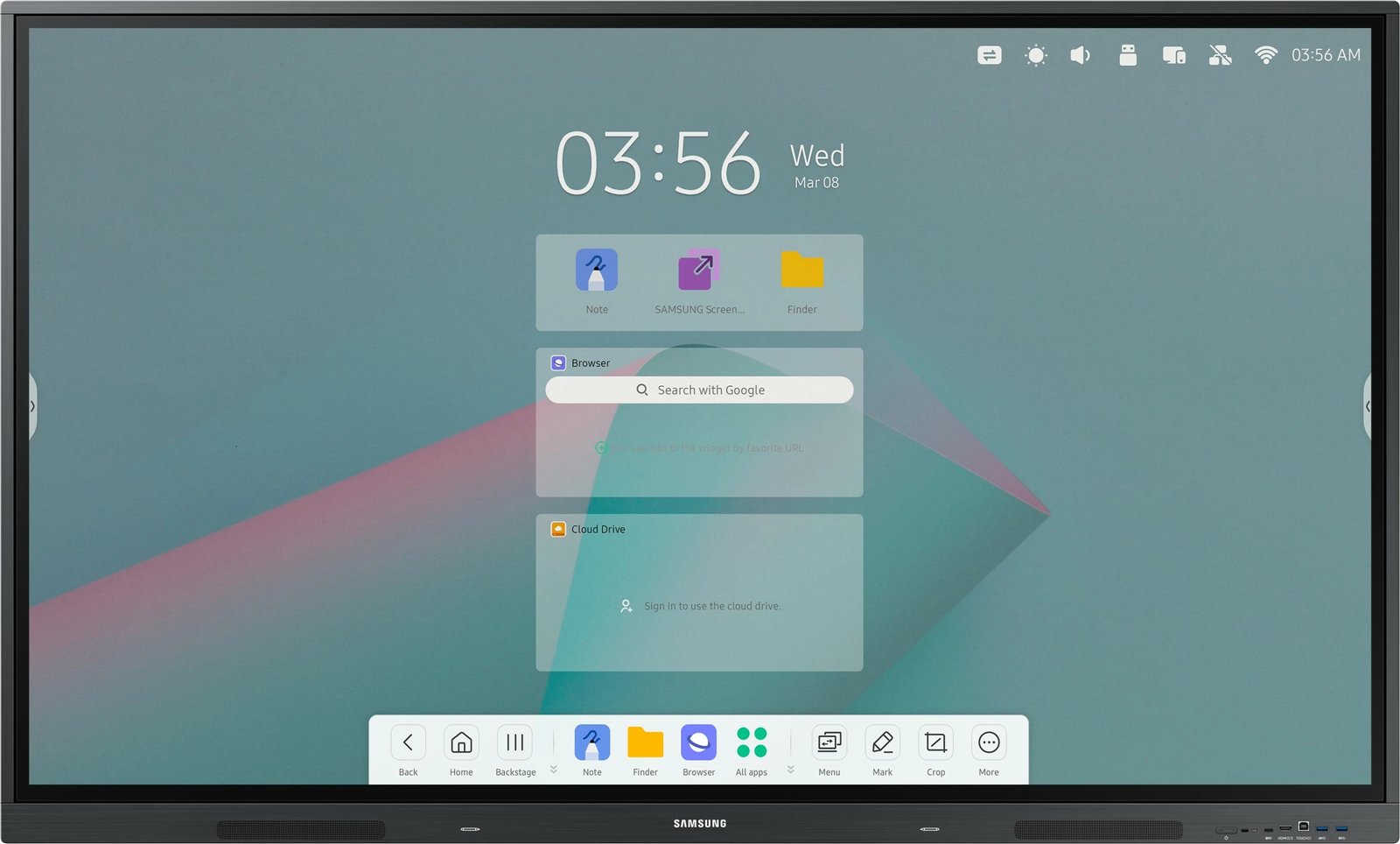 Ekran interaktiv Samsung WA75C 75 inç, 4K UHD, Touchscreen, Android, i zi