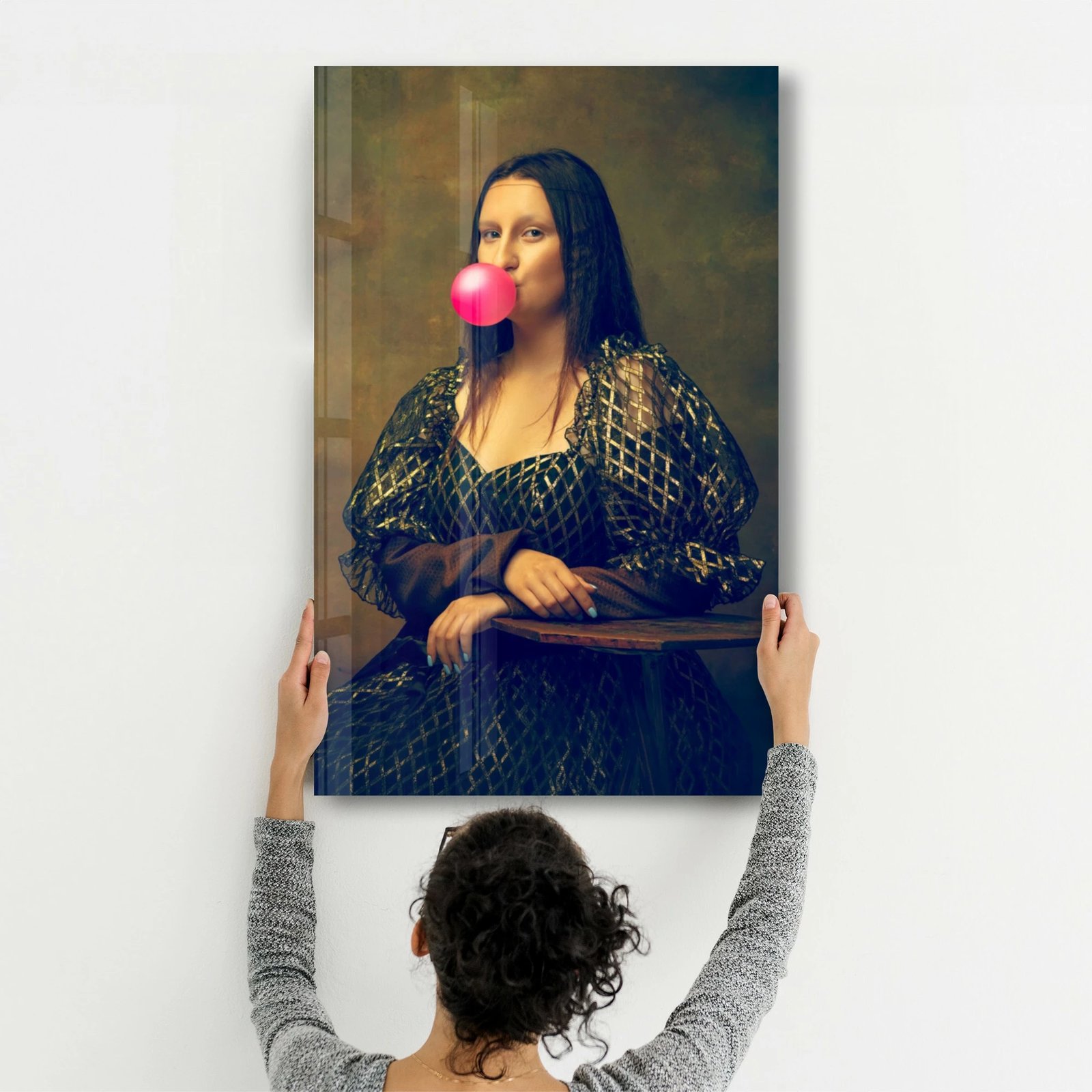 Pikturë dekorative prej xhami të temperuar, Wallity CAM-1089, 46x72cm