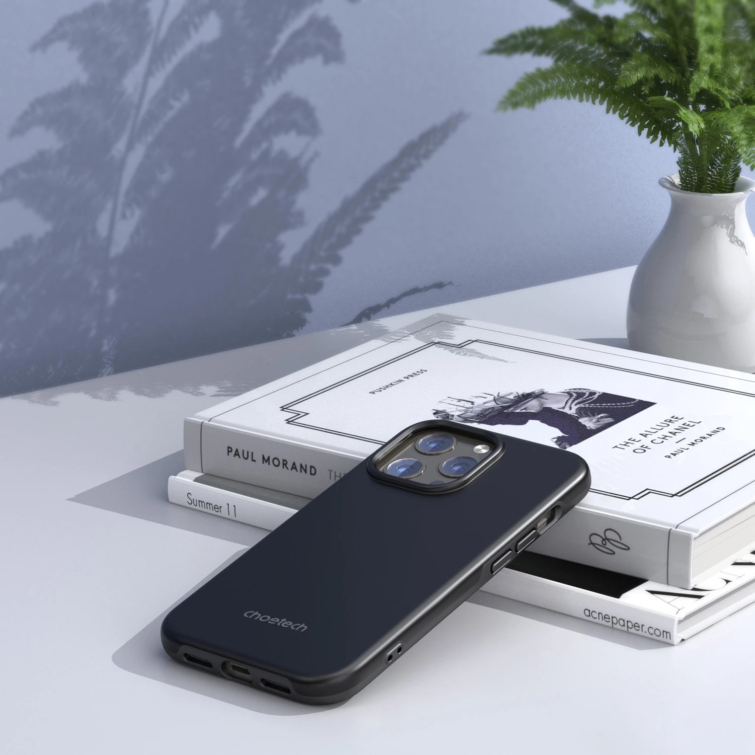 Mbështjellës Choetech PC0114-MFM-BK për iPhone 13 Pro Max, i zi, Made For MagSafe