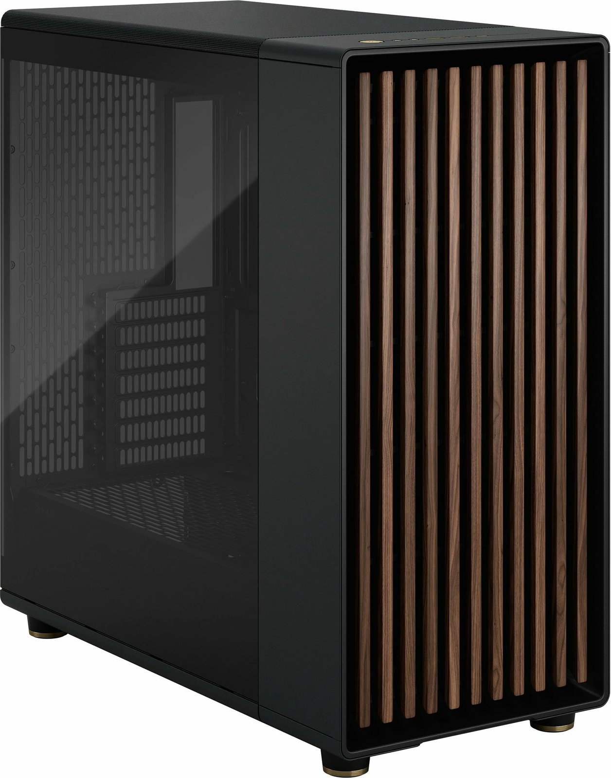 Kasë Fractal Design FD-C-NOR1X-02, Midi Tower, ATX, EATX, micro ATX, Micro-ITX, e zezë, qymyr