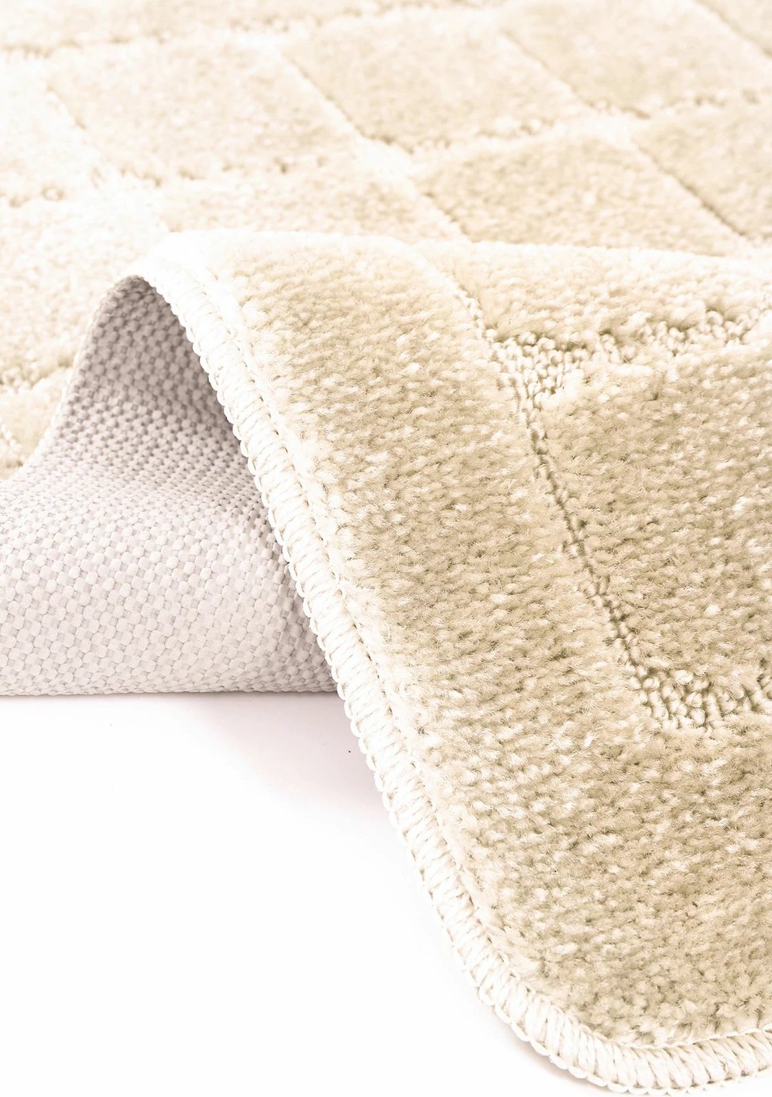 Set tapetash për banjo, krem, Kareli, 2 copë