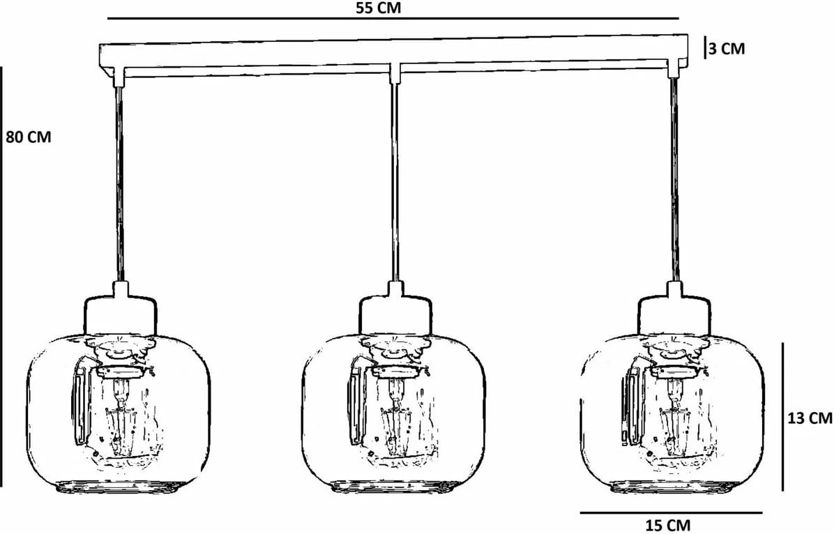 Llambë tavani Opviq, ngjyrë mjaltë dhe ari, 9060-5