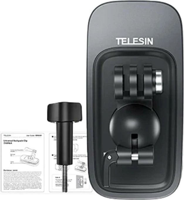 Mbajtës për rrip çante Telesin GP-JFM-009 për kamera sportive, i zi